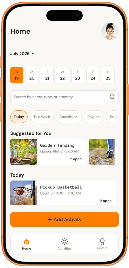 Neighbo home screen